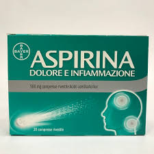 ASPIRINA DOLORE INFIAMMAZIONE 20 COMPRESSE 500MG