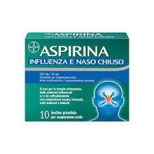 ASPIRINA INFLUENZA E NASO CHIUSO 10 BUSTINE