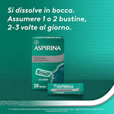 ASPIRINA ORALE GRANULATO 10 BUSTINE 500MG