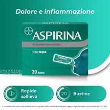 ASPIRINA ORALE GRANULATO 20 BUSTINE 500MG